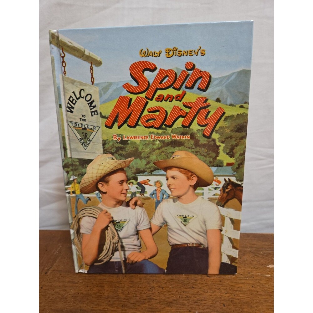 Walt Disneys Spin And Marty 1942 Childrens Book Hardcover Vintage EUC